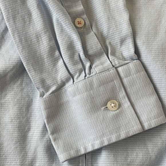 PINK Light Blue Mens Dress Shirt - Picture 5 of 5